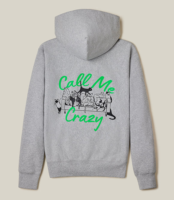 "Call Me Crazy" Cat Parent Hoodie - Image 3