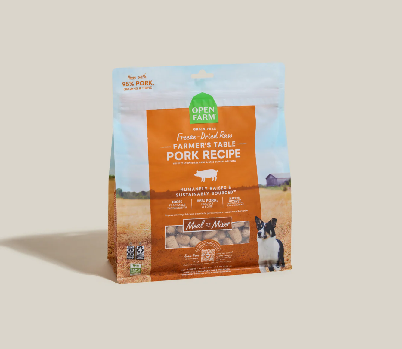 Farmer's Table Pork Freeze Dried Raw Morsels for Dogs - Image 2