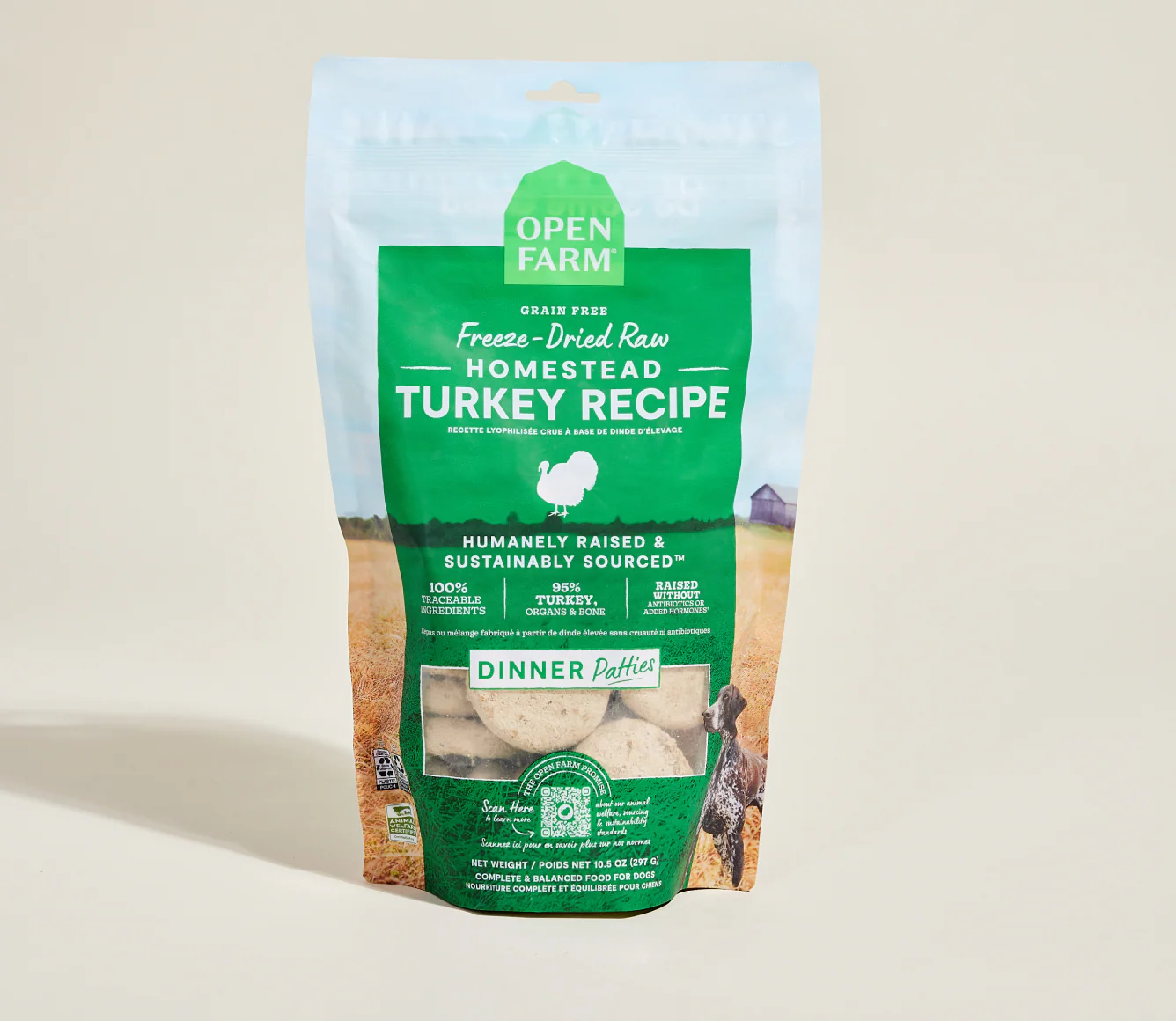 Homestead Turkey Freeze Dried Raw Patties for Dogs - Image 2