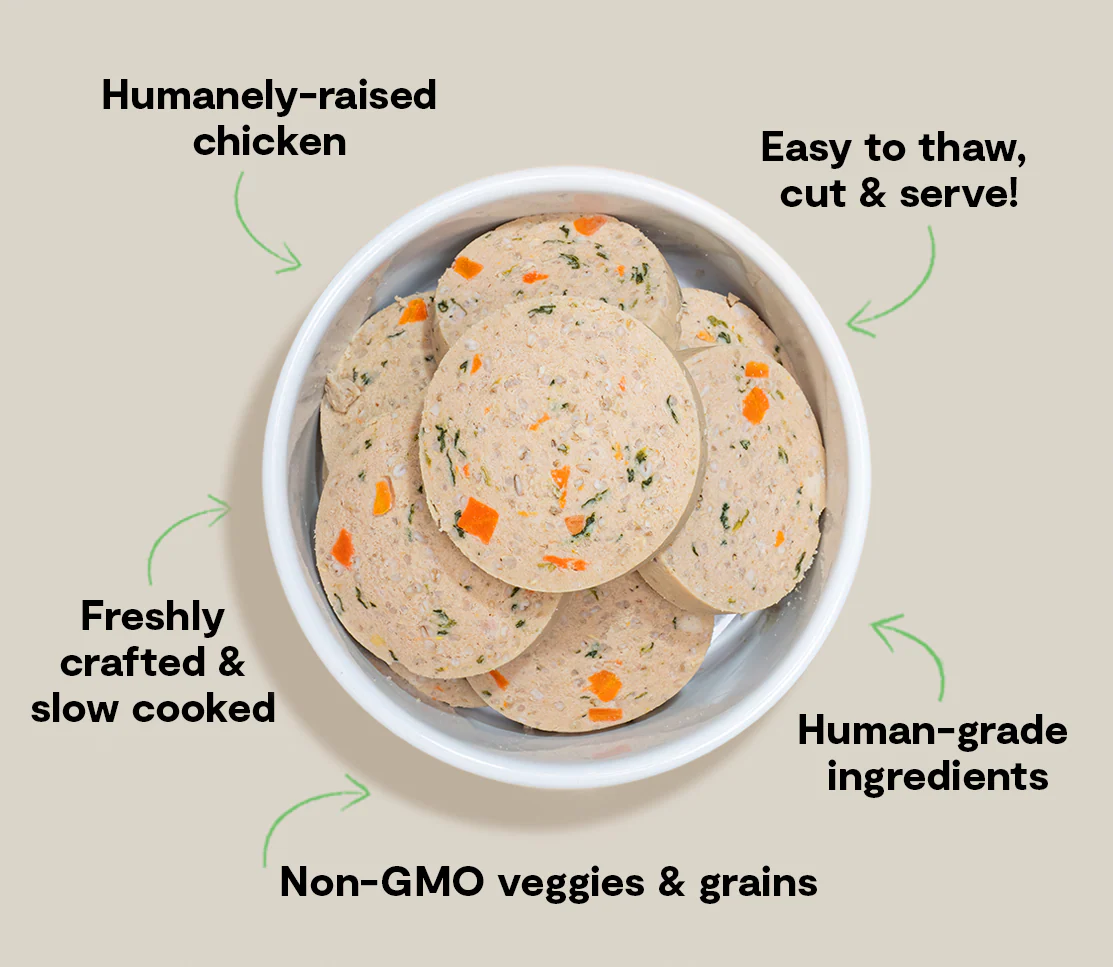 Goodbowl Harvest Chicken Freshly Crafted Roll for Dogs - Image 5
