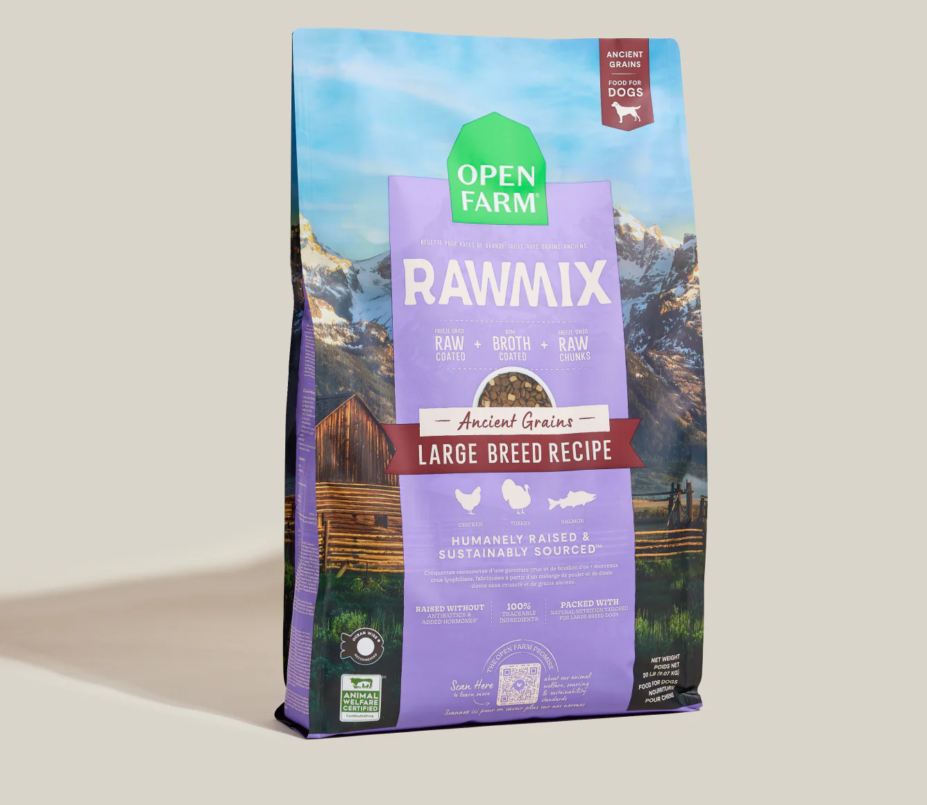 RawMix Large Breed Ancient Grains Dog Kibble - Image 2